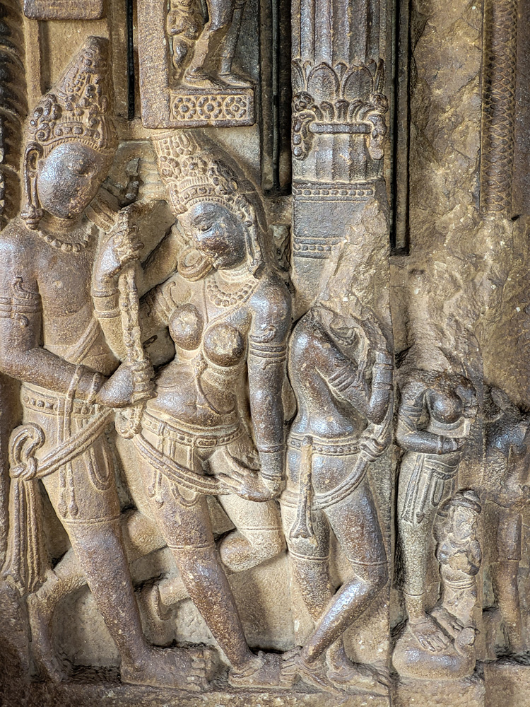Sculptures of Durga Temple