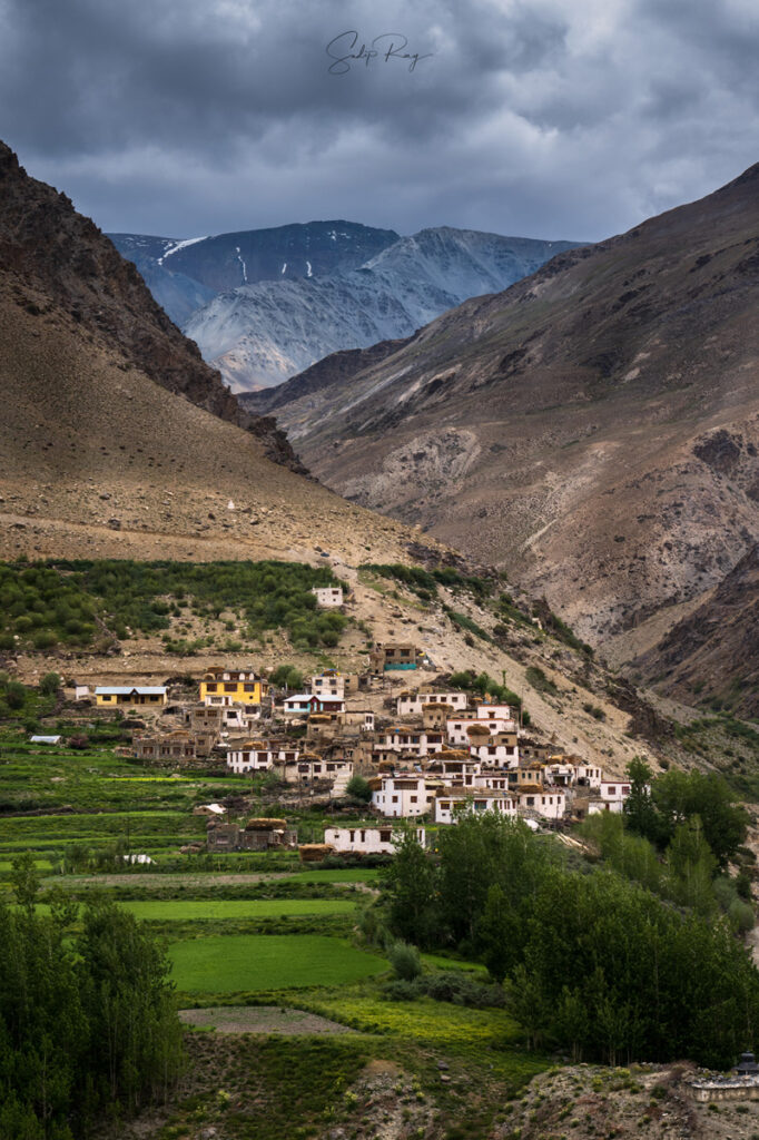 A village in Zanskar
