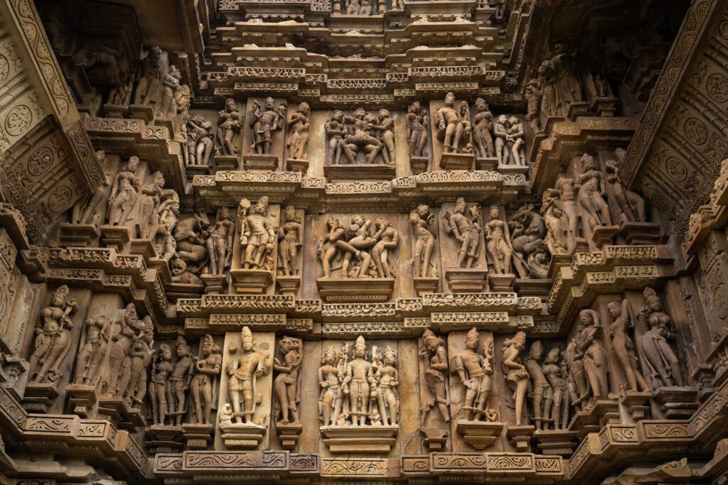 Panels of sculpture