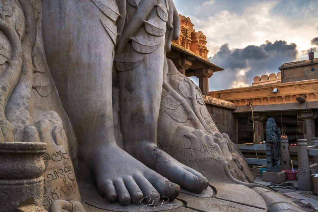 Statue of Bahubali in Shravanabelagola