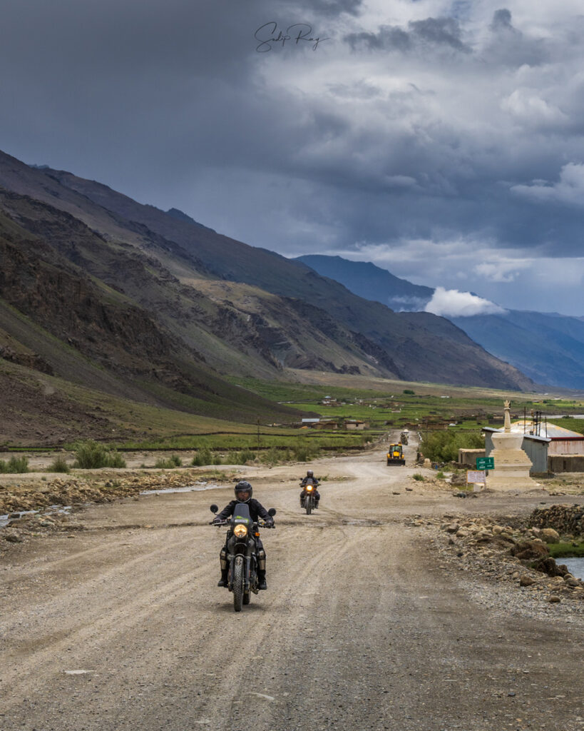 Bikes in Zanskar Valley