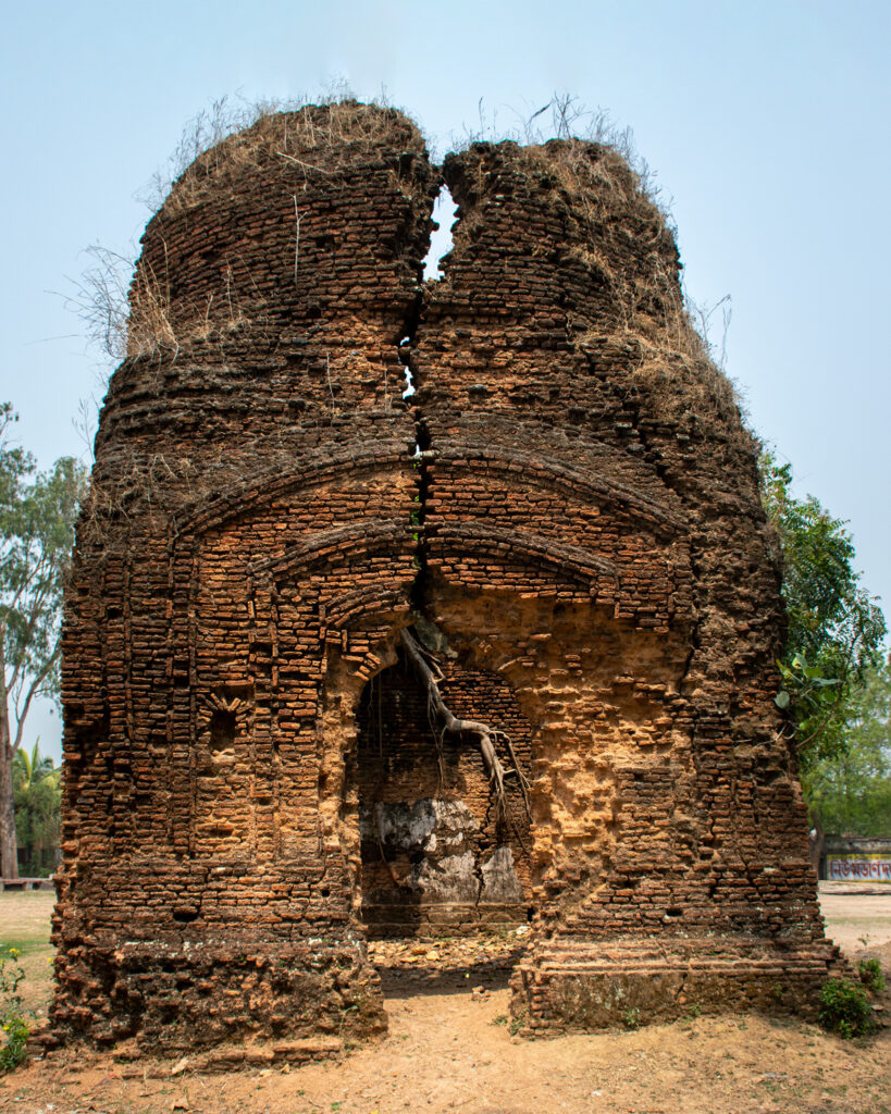 Ruin of a terracotta temple