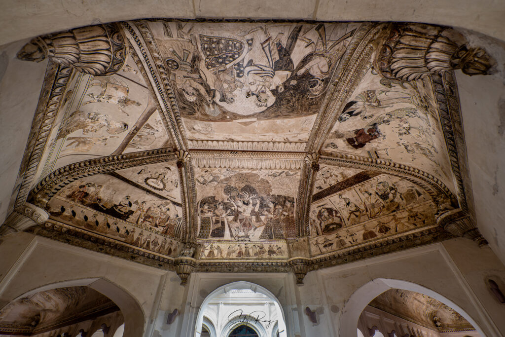 Ornate wall paintings