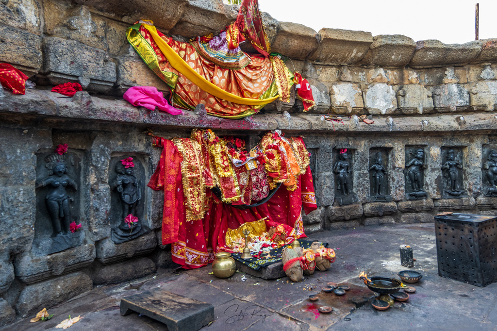 Inside the Chausath Yogini Temple