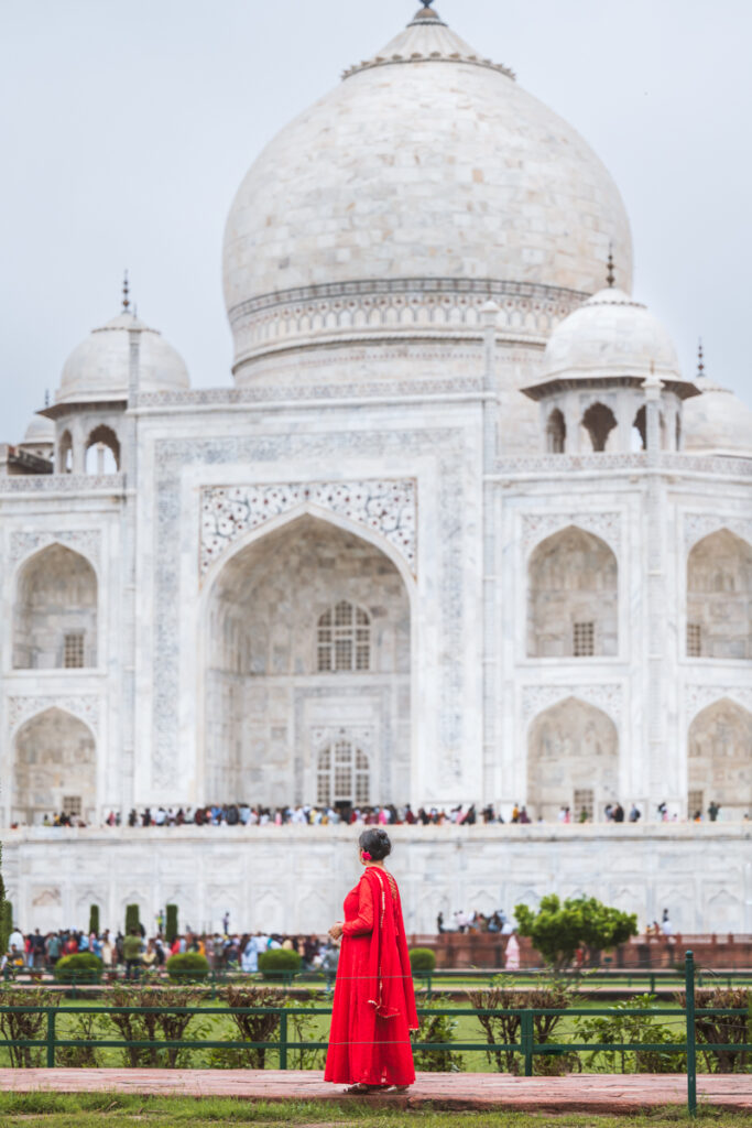 The Taj Mahal in monsoon