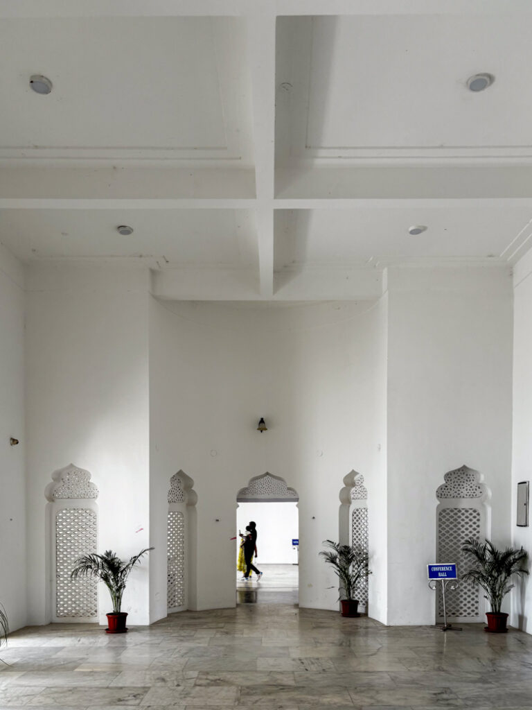 Pristine interiors of Neer Mahal