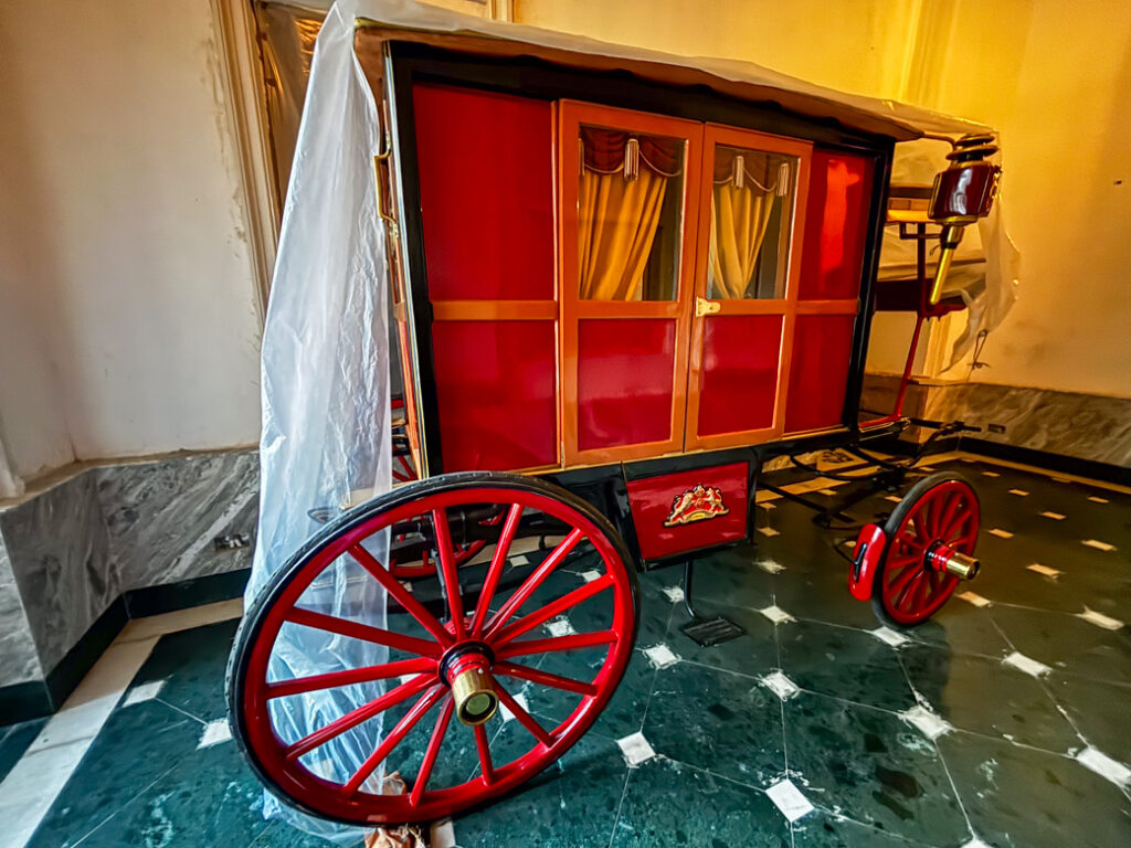 A landau carriage