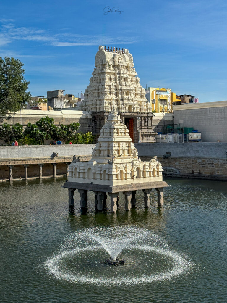 Temple fountain