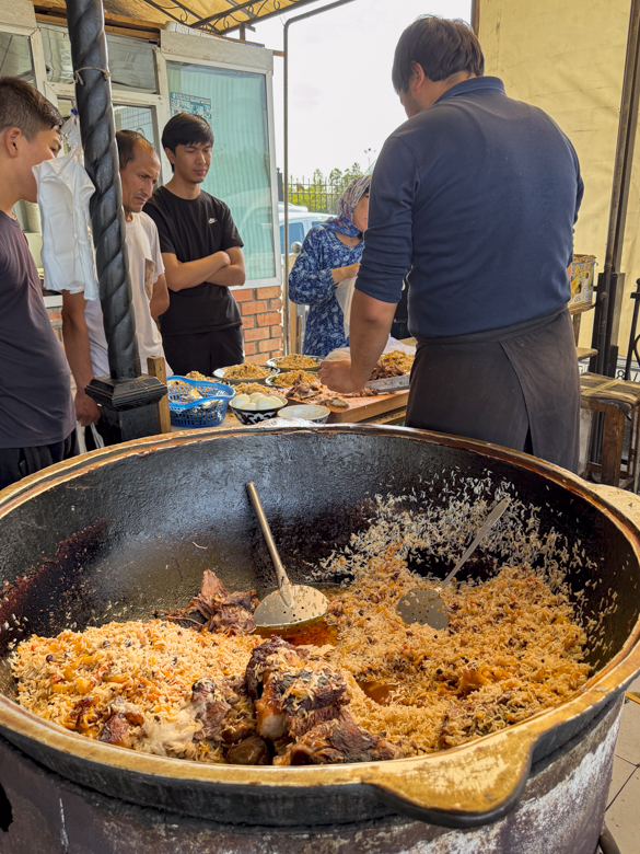 Shop selling Plov