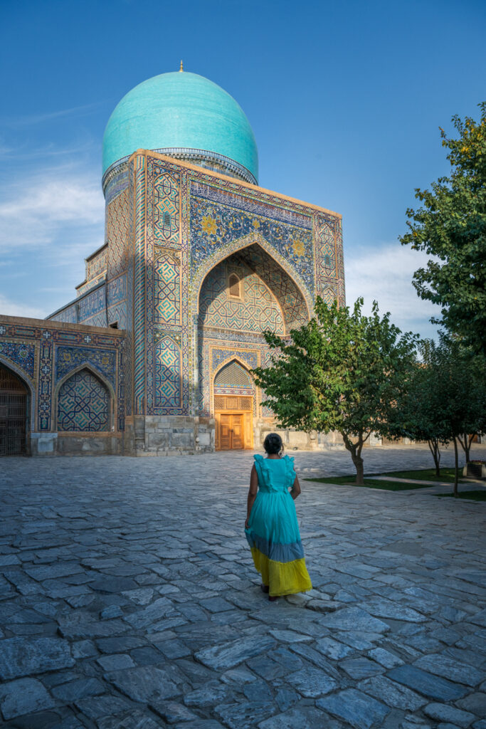 The inner courtyard