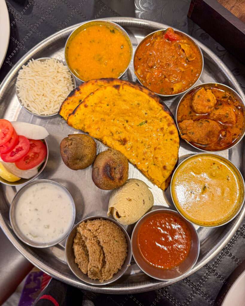 A Rajasthani Thali